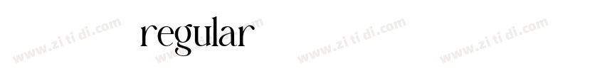 经典综艺体简 regular字体转换